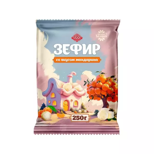 Зефир жев.»Сластена «со вкусом «Минм»150гр