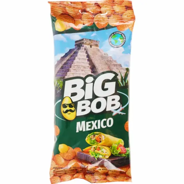 Арахис Big Bob в оболочке со вкусом мексиканского буррито «Мексика» 50гр