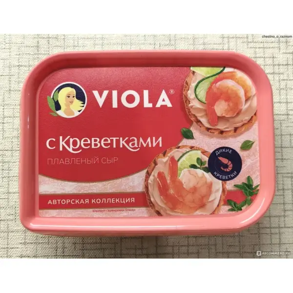 Плавленный сыр с креветками 100гр