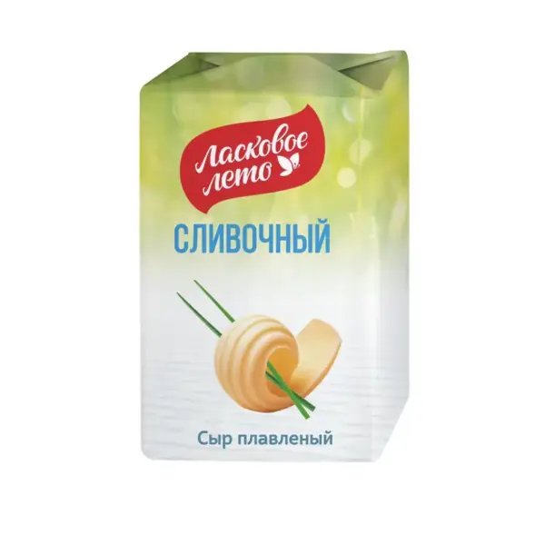 Плавленный сыр Лето со вкусом зелени 100гр